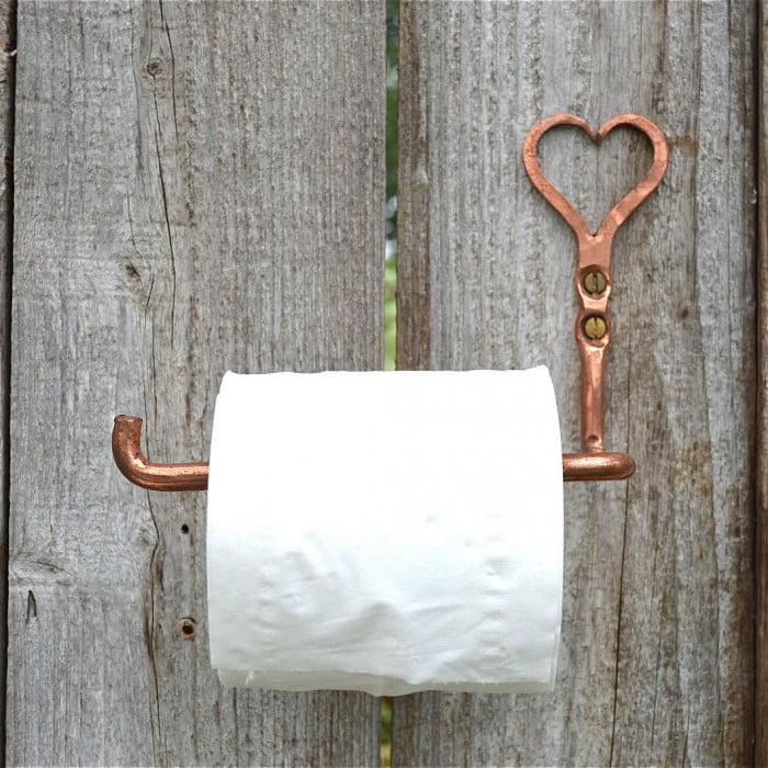 Handgefertigt Kupfer Toilettenpapier